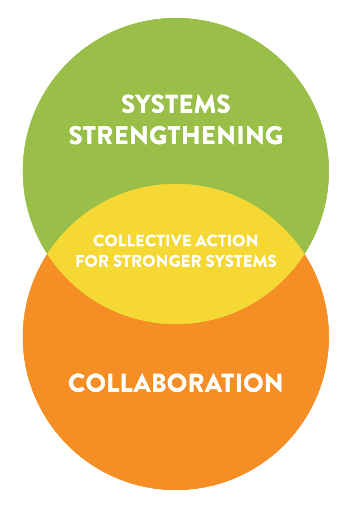 Diagrama de Venn de fortalecimiento de sistemas AFC