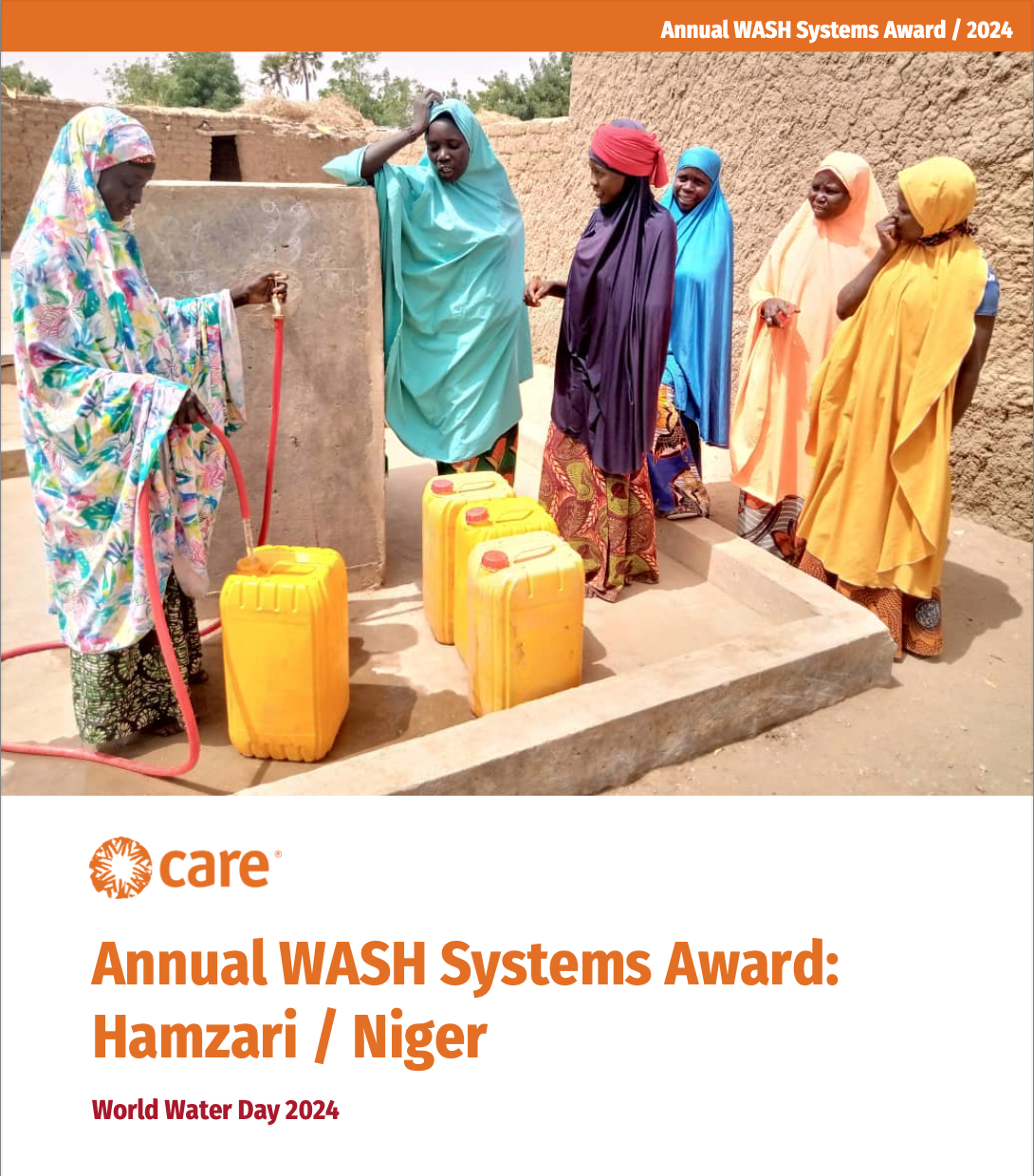 Prix annuel des systèmes WASH : Hamzari / Niger